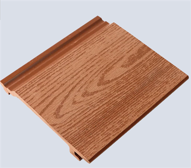 3D Embossed Outdoor Wall Panels Wood Plastic Composite Cladding